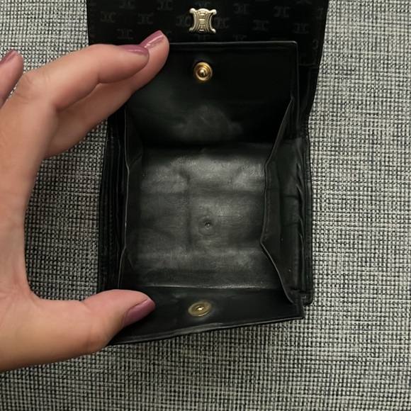 ✨ RARE Celine Compact Wallet Black - Picture 5 of 7